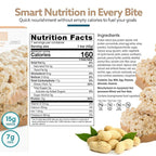Wonderslim High Fiber Protein Bars, Fluffy Nutter | 15g Protein, 7g Fiber | Low Sugar, Low Carb | Healthy Indulgence | Satisfying, Supports Energy & On-the-Go Convenience, 7 Pack