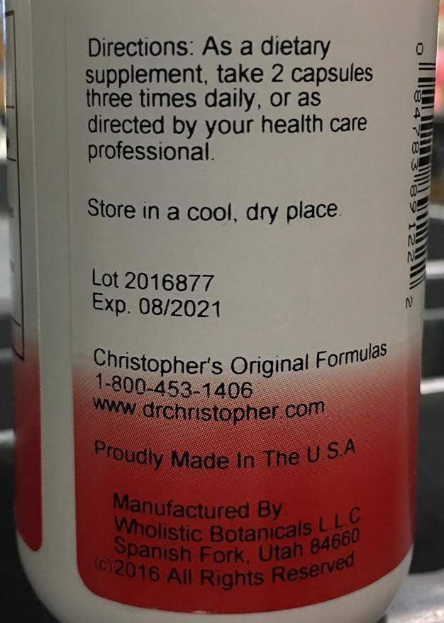 Christopher's Original Formulas Male Urinary Tract Support Supplement – Kidney & Prostate Health – 100 Capsules