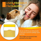 Natural Dog Dental & Supplement Powder, Plaque & Tartar Control with Glucosamine, Omega-3, Probiotics & Vitamin E for Joint, Beef Liver Flavour, Digestion & Fresh Breath