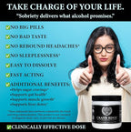 Crave Edge Alcohol Craving Support, Physician-Formulated Anti Alcohol Replacement Drink, Stop Drinking, Liver Detox, Fast Acting, No Big Pills or Bad Taste (150G Powder, 30 Servings)