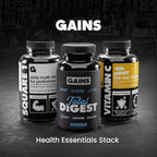 Gains in Bulk Elevated Nootropic Herbal Energy Supplements with Ginkgo Biloba, B Vitamins, DMAE, Clean Energy & Focus Supplement, Supports Digestive Health, Cognitive Brain Health, Vegan, 60 Capsules