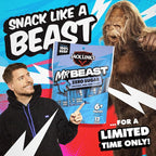 Jack Link’s x MrBeast Beef Sticks, Zero Sugar Mini Sticks, As Seen on Beast Games, 6g Protein, Made with 100% Real Beef, Pantry-Ready Snacks, (Pack of 24)