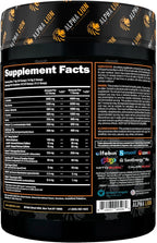 ALPHA LION Superhuman Burn, 2 in 1 Metabolism Booster Pre Workout and Men's Thermogenic Fat Burner, Sour Gummy Bear (Hulk Juice), Package Varies