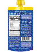 Designer Wellness Energy Smoothie, Real Fruit, 100mg Natural Caffeine, 5g Protein, Low Carb, Zero Added Sugar, Gluten-Free, Blue Raspberry, 12 Count