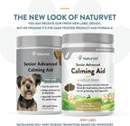NaturVet Quiet Moments Calming Aid Dog Supplement, Helps Promote Relaxation, Reduce Stress, Storm Anxiety, Motion Sickness for Senior Dogs – 120-Ct. Soft Chews