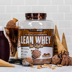 MuscleSport Lean Whey Revolution™ Protein Powder - Whey Protein Isolate - Low Calorie, Low Carb, Low Fat, Incredible Flavors - 25g protein per scoop - 2lb Chocolate Ice Cream
