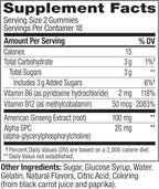 OLLY Laser Focus Gummy, Ginseng, Alpha GPC, B Vitamins, Berry Tangerine Flavor - 36 Count
