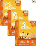 IQBAR Clean Plant Protein Bars - Banana Nut - 36 Count - Keto, Vegan, High Fiber, Gluten and Dairy Free, Low Sugar Snack - Brain and Body Nutrients for Focus, Energy, Meal Replacement