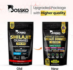 3200 MG Pure Himalayan Shilajit Gummies Organic for Men & Women with Probiotics & Magnesium Ashwagnadha Chaga Turmeric Fulvic Acid 105+ Trace Minerals I Vegan Non-GMO I Lab Tested I 90 Count
