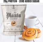 Ambrosia Planta - Plant-Based Protein Powder 20g | Dairy Free Vegan Protein Powder with BCAA Amino Acids | Keto-Friendly, No Added Sugar | 25 Servings | Cinnamon Roll