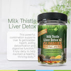 Irwin Naturals Gummies Milk Thistle Liver Detox v2, Daily Liver Health & Gentle Detox Support, Vegan, 30 Gummies