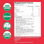 Country Farms Super Greens Berry Flavor, 50 Organic Foods, USDA Drink Mix, Multicolor, Multi, 40 Servings, 21 Oz, 2 Pack