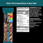 KIND Nut Bars, Dark Chocolate Nuts and Sea Salt, Healthy Snacks, Gluten Free, Low Sugar, 6g Protein, (Pack of 24)