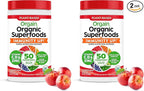 Orgain Organic Greens + 50 Superfoods Immunity Up! Powder,Honeycrisp Apple-Immune Support,Probiotics,Vitamin C,D&Zinc,Apple Cider Vinegar,Ashwagandha,Cordyceps&Reishi Mushrooms-0.62lb,(Pack of 2)