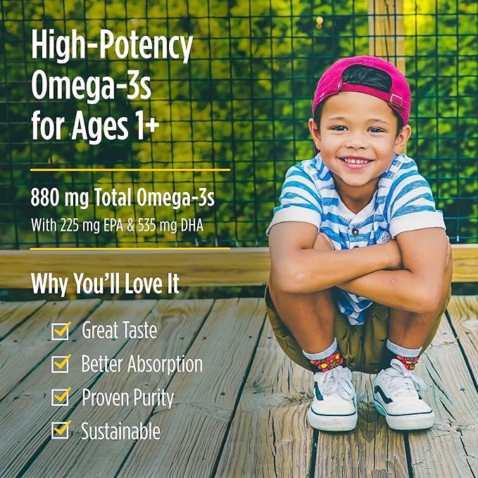 Nordic Naturals Children’s DHA Xtra, Berry Punch - 2 oz for Kids - 880 mg Total Omega-3s with EPA & DHA - Cognitive & Immune Function, Learning, Social Development - Non-GMO - 48 Servings (Pack of 2)