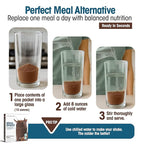 WonderSlim Meal Replacement Shake, Dark Cocoa Cream, 15g Protein, 24 Vitamins & Minerals, Gluten Free, Low Carb (7ct)