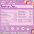 Totaria Sugar Free Multivitamin Gummies for Women 14+ w/Iron, Inositol, Folate, Biotin, Womens Daily Multivitamin Gummy w/Vitamin A, C, B, D3, K2, for Hair, Skin, Energy, Immune, Strawberry Flavor