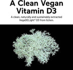 SMARTERNUTRITION Vegan Vitamin D3 5000 IU + Natural Vitamin K2 1100 mcg in Organic Coconut & Olive Oil - D3 K2 Supplement for Immune & Bone Support - 180 Softgels[90 Day Supply]