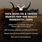 Heart & Soil – 100% Grass Fed & Finished Bone Marrow & Beef Liver from Regenerative Cattle – Supports Bones, joints, Tissue & Skin – 3000mg Libido Booster For Women & Men – Glass Bottle – 180 Capsules