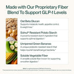 Supergut GLP1 Daily Support - Raspberry Lemon - High Fiber GLP-1 Supplement Powder for Women & Men - Sugar-Free Drink Mix for Gut Health & Digestive Support (18 Servings)
