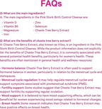 Pink Stork Birth Control Cleanse to Support Hormone Balance, with Chaste Tree Berry (Vitex), Magnesium, and Selenium, Period Support for Conception, Fertility Supplements for Women - 60 Capsules