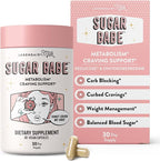 Legendairy Milk Sugar Babe - Combat Cravings & Manage Appetite - Metabolism Support - Carb Management - Dihydroberberine Supplement - 60 Capsules, 1 Month Supply