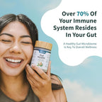 Snap Supplements Gut Health Lipase Supplement with Probiotics for Women & Men, Digestive Enzymes & Prebiotics - Turmeric, Aloe, Pylopass & Zinc, 50 Vegetarian Capsules