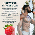 Myprotein Clear Whey Isolate Protein Powder, 35 Servings, (1.9lbs) Strawberry, 20g Protein per Serving, Naturally Flavored Drink Mix, Daily Protein Intake for Superior Performance