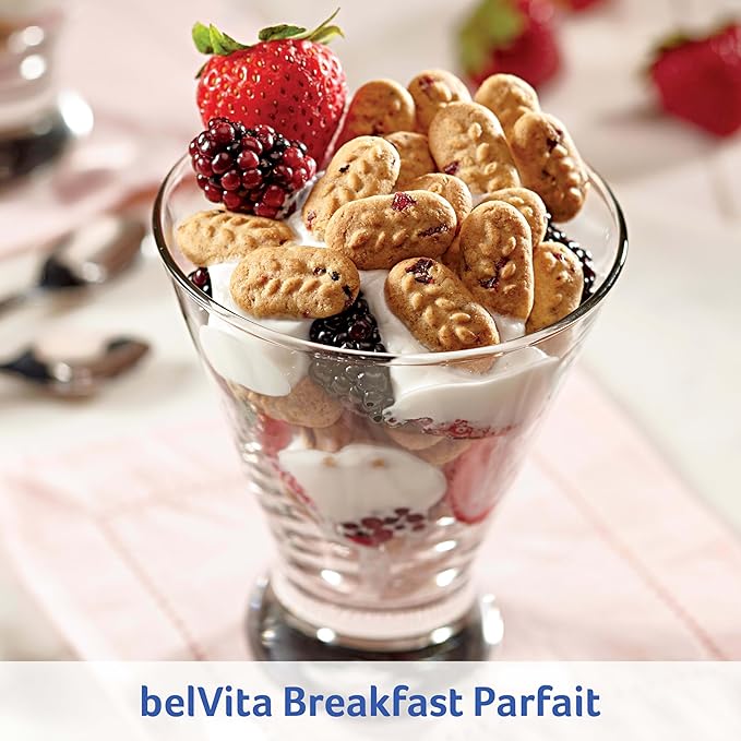 belVita Bite Size Snacks Variety Pack, Blueberry, Chocolate and Cinnamon Brown Sugar Crunchy Bites, 40 Snack Packs