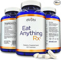 Dirobi Eat Anything Xylose Isomerase Fructose Malabsorption Enzymes, FODMAP Supplement, Digestive Enzymes for Better Lactose, Fat, Protein & Carbohydrate Digestion Gas & Bloating Relief 120 Capsules