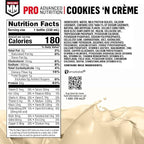 Muscle Milk Pro Series Shake,Cookies 'n Creme,11.16 Fl Oz Bottles,(Pack of 24)