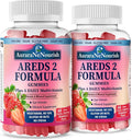 2 Pack AREDS 2 +Advanced Formula for Macular Health,22-in-1 Eye Vitamin & MineralSupplement w. Zeaxanthin, Zinc &Vitamin C, 60 Chewable Gummies