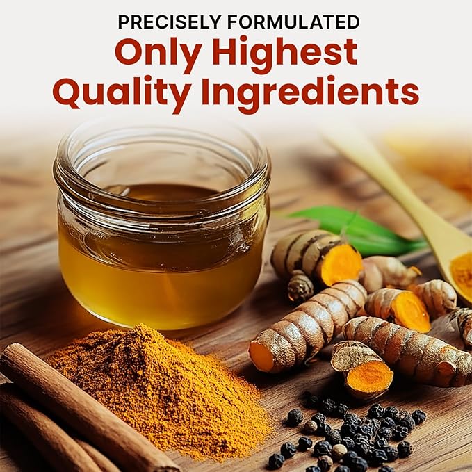 5-in-1 Ceylon Cinnamon Capsules 2355mg - Apple Cider Vinegar Capsules with Turmeric, Panax Ginseng & Bioperine - Cinnamon Supplements for Women & Men - Non-GMO, Vegan, Gluten-Free (120 Ct) (1-Pack)