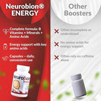 60 Caps Neurobion Energy - Amino Acids Vitamin B1 B2 B6 B12 - Increases Brain Alertness & Stamina
