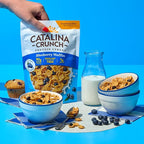 Catalina Crunch Protein Cereal - Breakfast Cereal with 10g of Protein, No Added Sugar - Gluten Free - Blueberry Muffin - 8 oz. Bag (Pack of 1)
