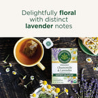Traditional Medicinals Organic, Chamomile & Lavender - Chamomile Tea Supporting Stress Relief and Relaxation - Kosher, Non-GMO, Caffeine-Free, Compostable - 16 Tea Bags (Pack of 2)