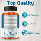 Vegetarian Kids Multivitamin Gummies, 30–60 Servings. With 14 Essential Vitamins & Minerals. Gelatin-Free, Gluten-Free. Non-GMO Gummy Vitamins for Toddlers, Support Immune, Bones & Overall Wellness