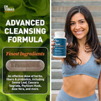 Dr. Tobias Colon Cleanse - Constipation Relief & Gut Health Support for Women & Men | 14 Day Colon Cleanser for a Gentle Colon Detox & Gut Flush - 3 Bottles of 28 Capsules