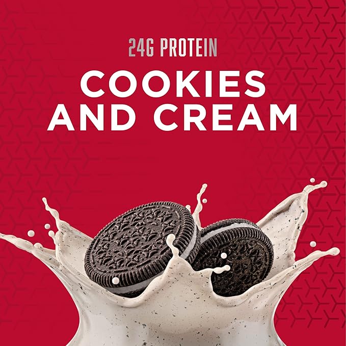 BSN SYNTHA-6 EDGE Protein Powder, Cookies n Cream Flavored Powder with Hydrolyzed Whey, Micellar Casein, for Muscle Gain, Low Sugar, 24g Protein, Cookies & Cream, 28 Servings, 2.47 Pound (Pack of 1)