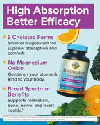 Terranics 5-in-1 Magnesium Complex Supplement 500mg - 5 Forms High Absorption Magnesium Glycinate Citrate Malate Aspartate Gluconate for Sleep Heart Health - Non-GMO 240 Vegan Capsules