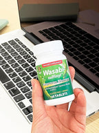 KINJIRUSHI BRAND Wasabi Sulfinyl Supplement with Hexalaphane Japanese Wasabi (6-MSITC) 60 Tablets for 2 Month Supply - Improves Memory, Memory Pill, Brain Fog, Brain Health, Cognitive Supplement