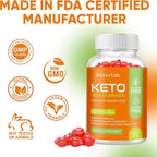 BionerLab Keto ACV Gummies for Advanced Weight Loss Rapid Belly Fat Burn - Sugar Gluten Free Pro Active Super Apple Cider Vinegar Diet Supplement for Men Women - Digestion Metabolism Hair Skin Health
