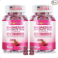 Magnesium Glycinate Plus Gummies 860mg, Sugar-Free, Non-GMO, Gluten-Free, Magnesium Gummies for Adults & Kids, Sleep, Relaxation & Focus, Magnesium Supplement for Women, Mixed Berry Flavor, 120 Count
