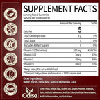 Thiamine Vitamin B1 Gummies - 500g Vegan Sugar Free Thiamine Supplement, with Natural Mixed Berries Flavor for Adults & Kids (60 Counts) Focus Supplement