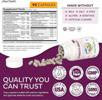 Womens Multivitamin – Methylated Multivitamin for Women with 23 Key Vitamins C, D, B6, B12, Calcium, Probiotics, Biotin & More – Energy, Skin, Nails & Gut Health Support – Kosher (90 Capsules)