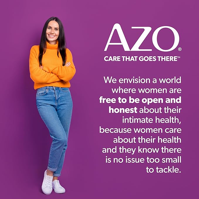 AZO® Daily Pre-Menopause Relief Perimenopause Supplements for Women, Hot Flash, Night Sweat and Healthy Weight Management Support* - 30 Count
