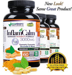 Women's Formula 3000 InflamCalm Advanced with Turmeric, Curcumin, Enzymes and Boswellia. Vegetarian, Gluten Free - (Packaging May Vary)