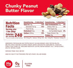 think! Protein Bars, High Protein Snacks, Gluten Free, Kosher Friendly, Chunky Peanut Butter, Nutrition Bars, 2.1 Oz per Bar, 30 Count (Packaging May Vary)