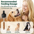 Hip & Joint Supplement for Dogs, Liquid Glucosamine Chondroitin for Dogs with MSM, Hyaluronic Acid & Collagen – Dog Joint Supplement for Mobility, Hip Support & Flexibility – Chicken Flavor, 60 mL