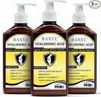BAXYL Liquid Hyaluronic Acid Supplement - Natural Citric Acid, Potassium Sorbate Ingredients Formulated Flavorless Syrup - Provide Healthy Cartilage & Bone Formation - 3 Bottles of 6 Fl Oz